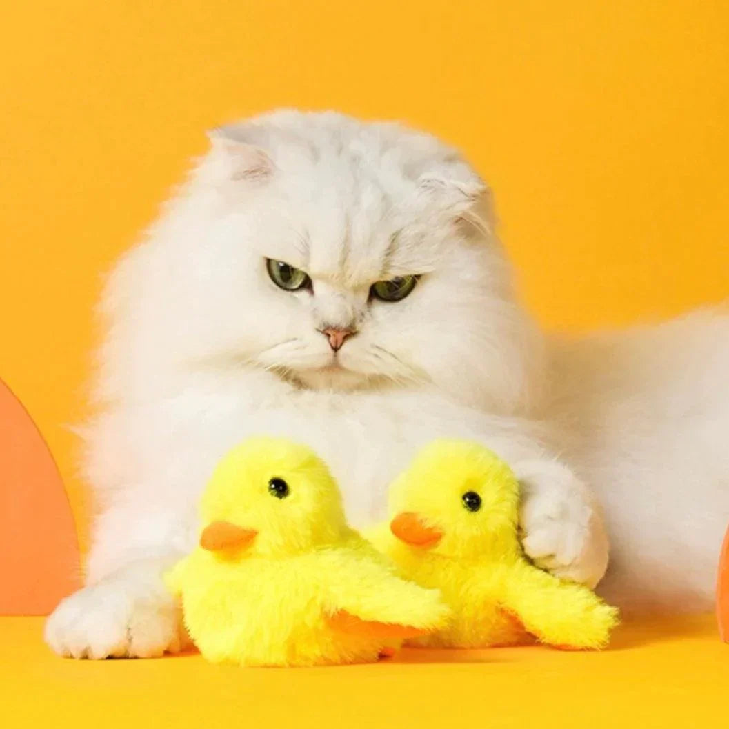 Cat's Interactive Flapping Duck Toy for Play & Mental Stimulation