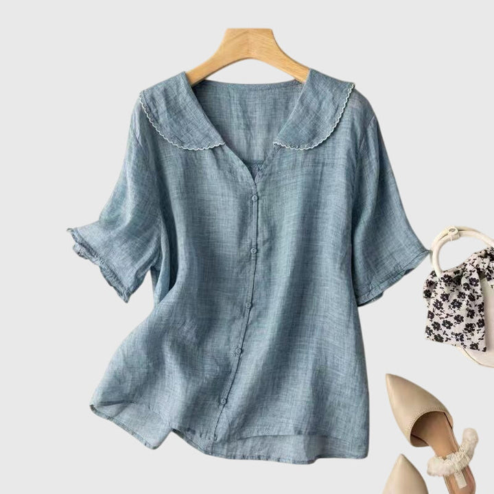 Adele Elegant Blouse - Elena Harper