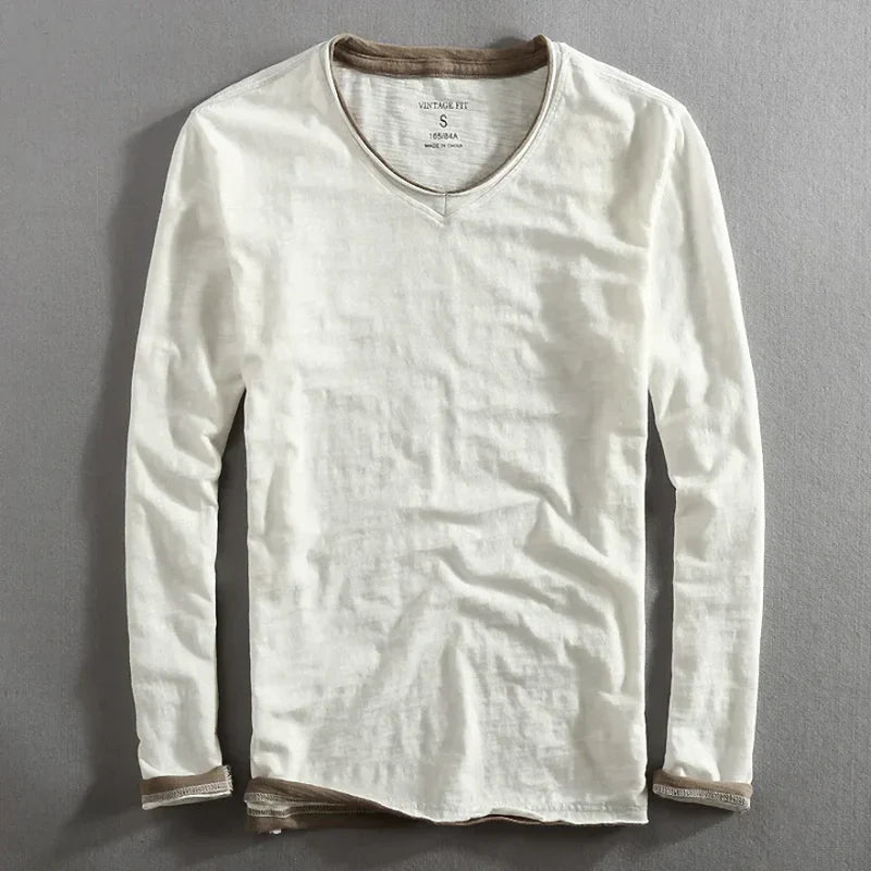 ELENA HARPER™  |  COTTON LONG-SLEEVED SHIRT