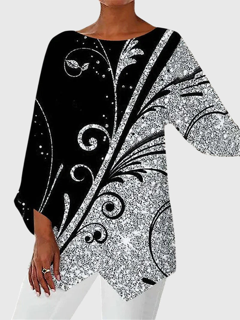 Alayah™ | Elegant Round Neck Top