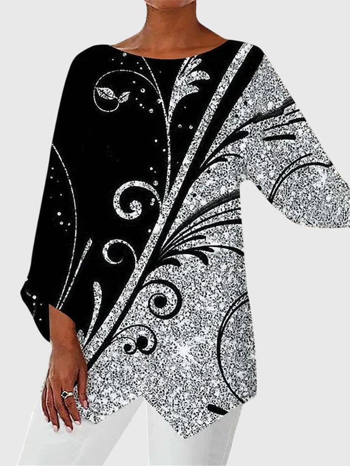 Alayah™ | Elegant Round Neck Top