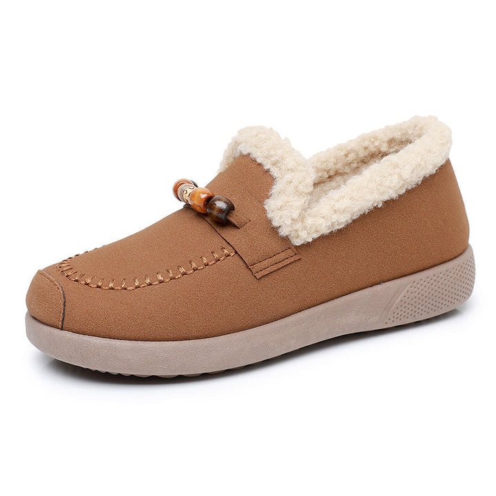 Comfortable Velvet Ballerinas EB EB