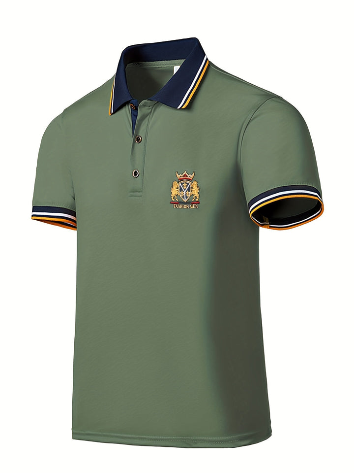 Embroidered Summer Shirt for Men - Elena Harper