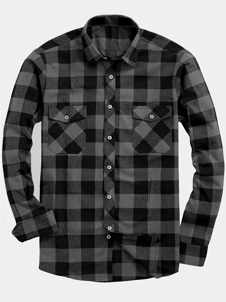 Marius | Classic and Versatile Men's Flannel Shirt in Lumberjack Style