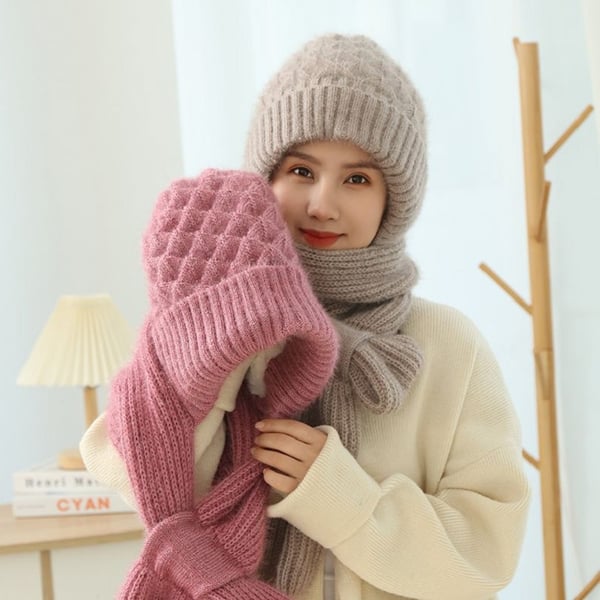 Abelina Integrated Acoustic Protection Windproof Hat Scarf - Elena Harper