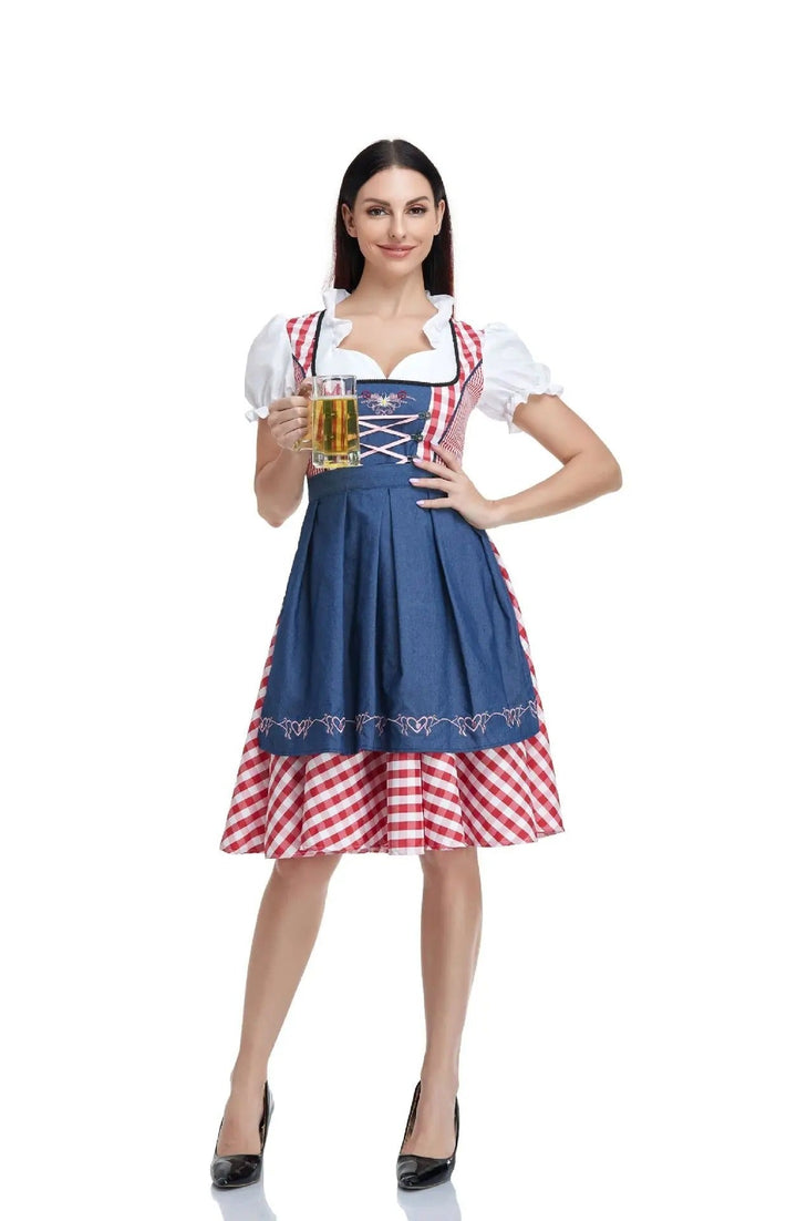 Valeria Elegant and Classic Oktoberfest Dress, view 10 - Elena Harper