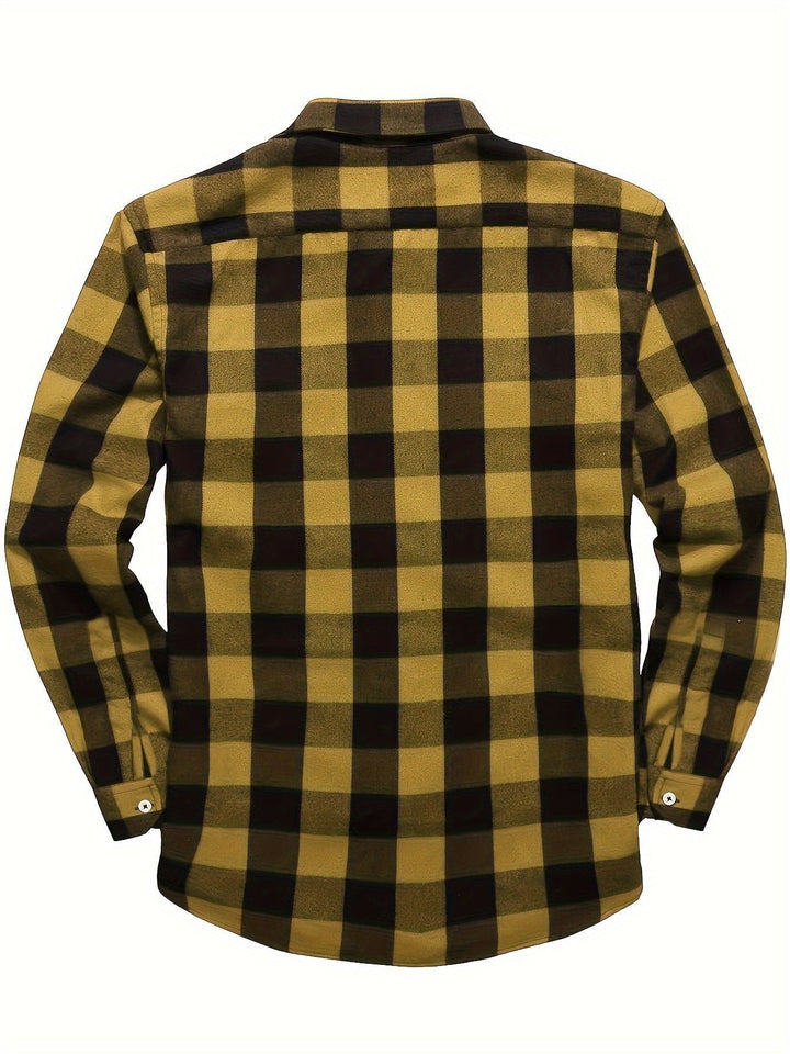 Marius | Classic and Versatile Men's Flannel Shirt in Lumberjack Style
