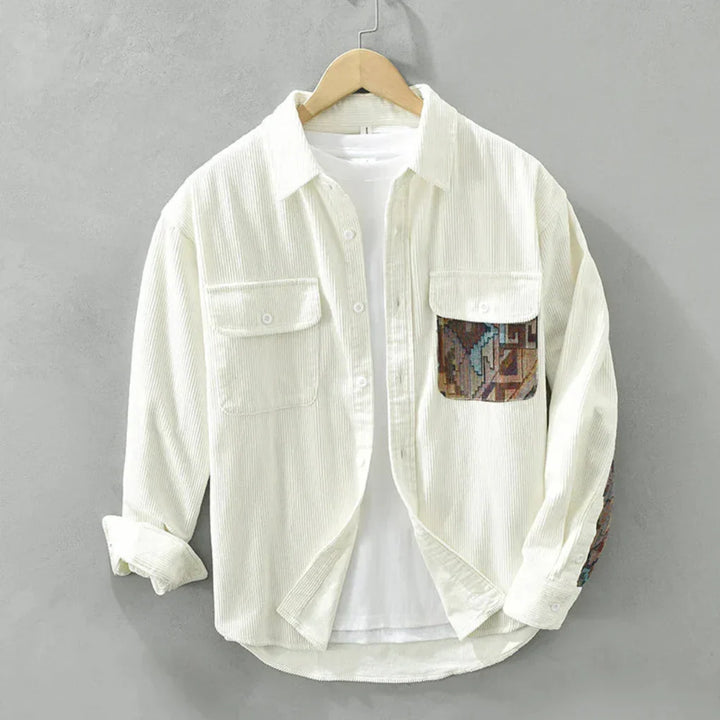 Men's Vintage Long Sleeve Shirt – Classic & Timeless Style