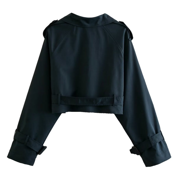 Yara - Stylish Short Trench Coat