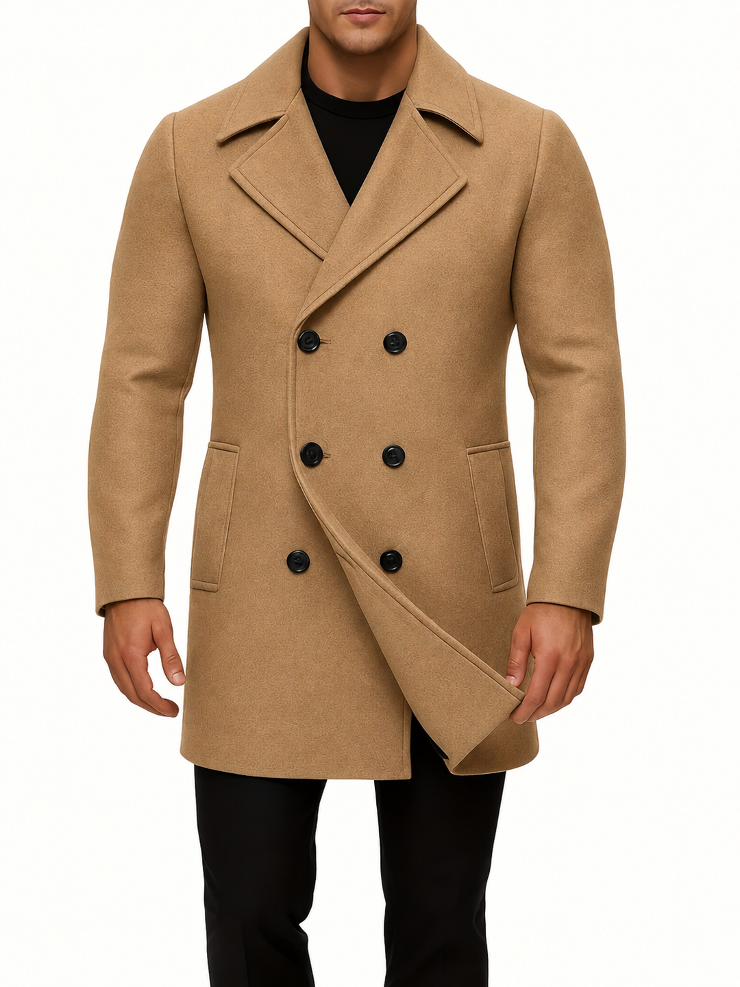 ELENA HARPER™  |  MIDI REVERSIBLE COAT FOR MEN