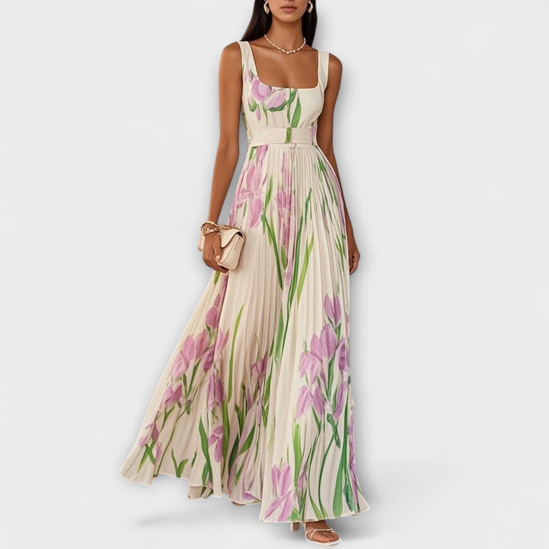 Sofia Blooming Elegance Maxi Dress - Elena Harper