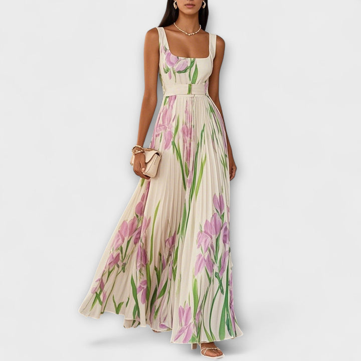 Sofia Blooming Elegance Maxi Dress - Elena Harper