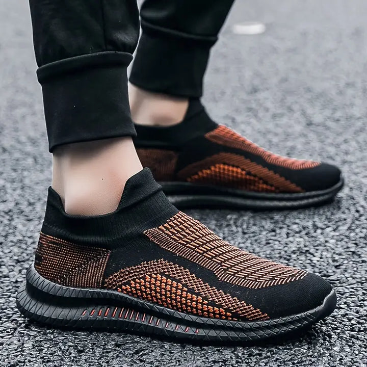 FlexStride Breathable Lightweight Knit Sneakers, view 9 - Elena Harper