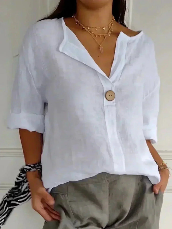 Zamma Top V-Neck Relaxed - Elena Harper