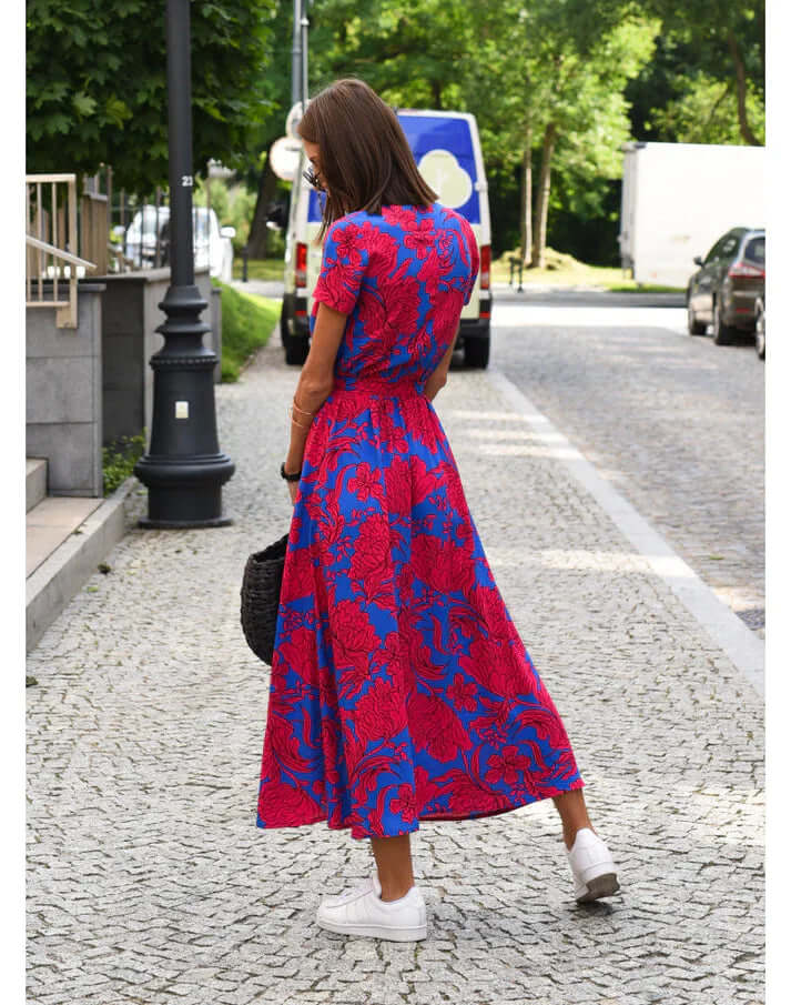 Floral Summer Dress - Casual & Flowy