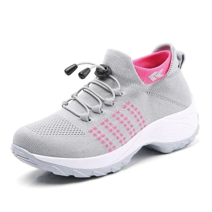 Comfortable orthopedic insoles for pain relief for women.