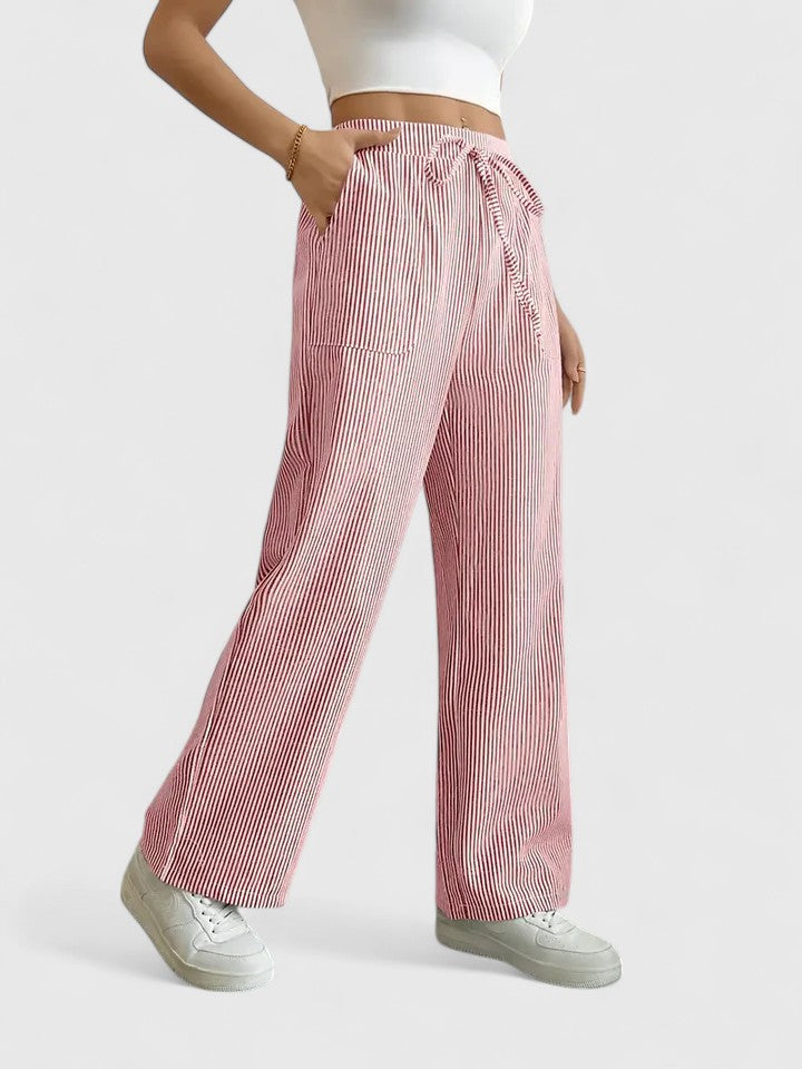 Sierra Stripe Flow Lounge Pants - Elena Harper