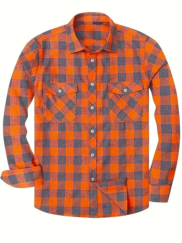 Marius | Classic and Versatile Men's Flannel Shirt in Lumberjack Style