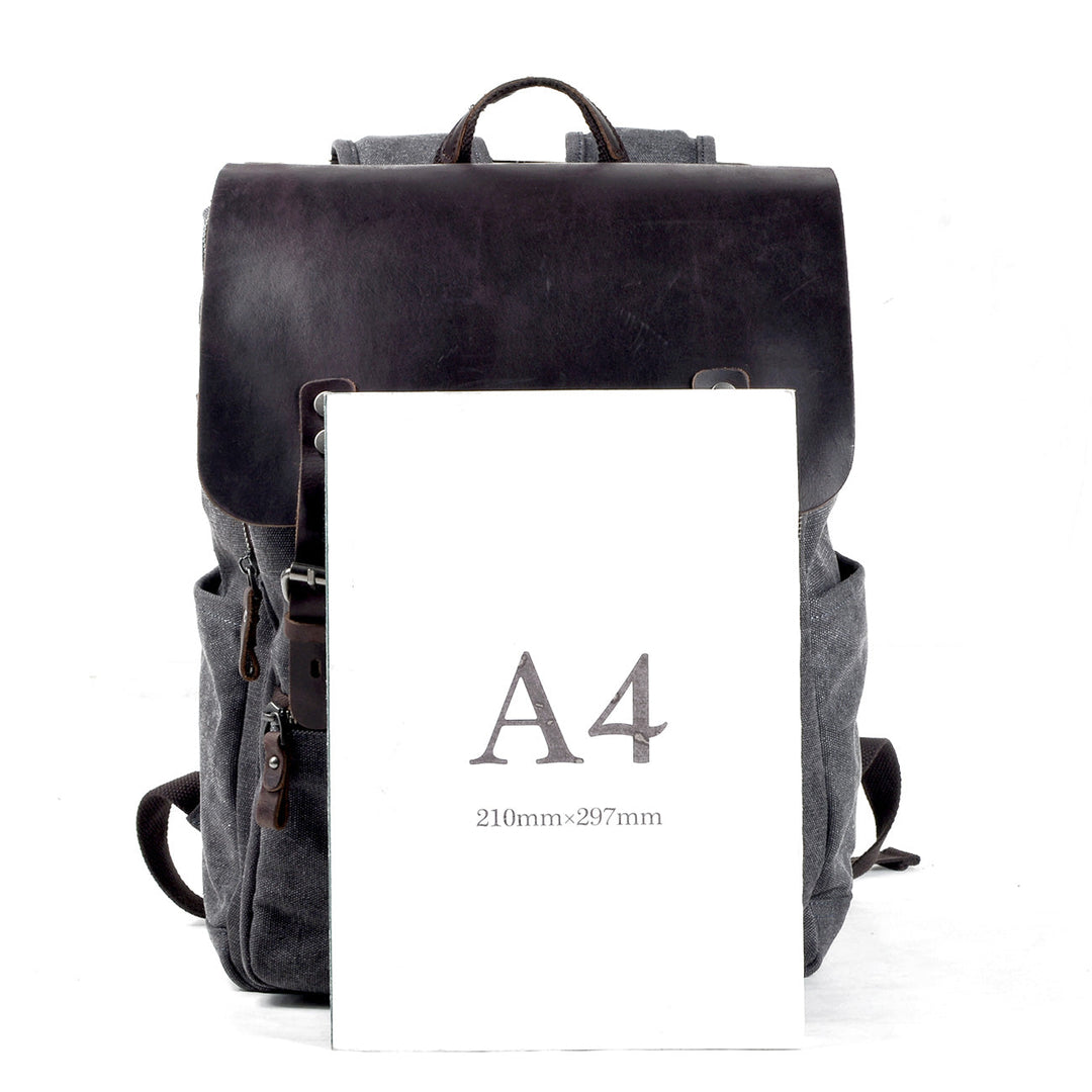 Cotton Canvas Backpack REINE - Elena Harper