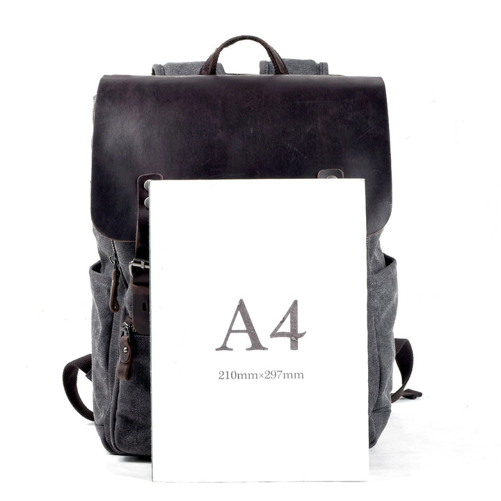 Cotton Canvas Backpack REINE - Elena Harper