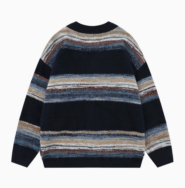 Men's Striped Cardigan