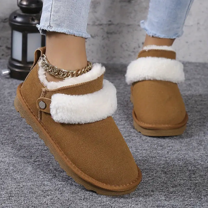 Carla Winter Plush Lined Snow Boots, view 2 - Elena Harper