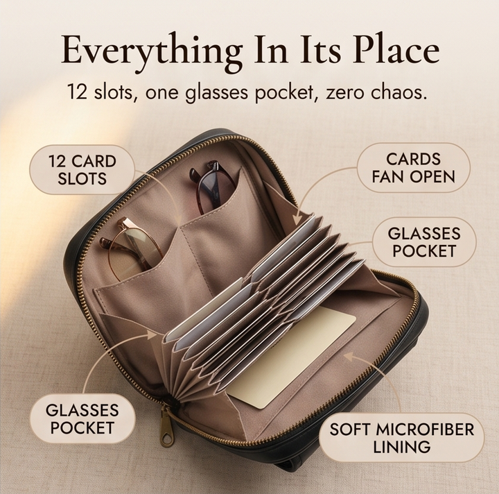 Carryn Organized Crossbody Bag with Card Slots - Elena Harper