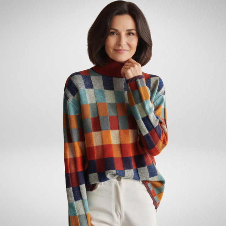 Eva Turtleneck Sweater - Elena Harper