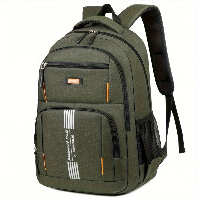 Men's Durable Leather Backpack - Timeless Utility for Daily Carry