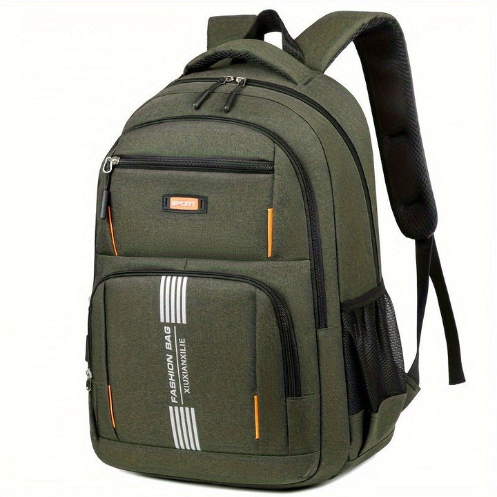 Men's Durable Leather Backpack - Timeless Utility for Daily Carry