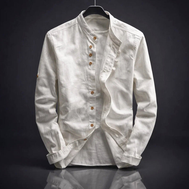 Men's High Collar Shirt - Elena Harper