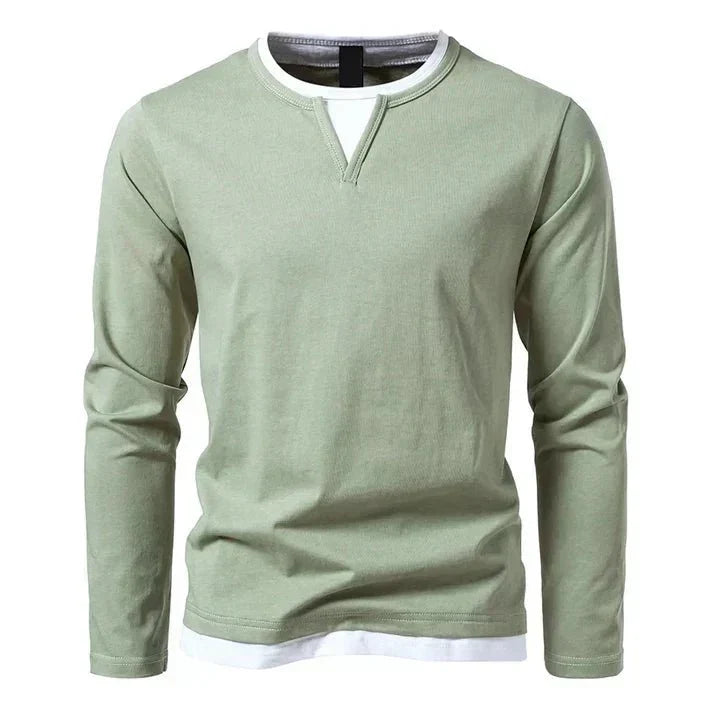Alwin - Premium Long-Sleeved Shirt Made From Combed Cotton