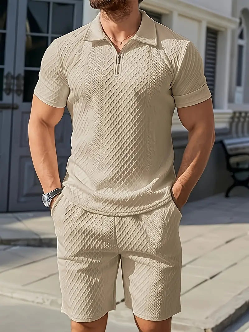 Francisco Summer Polo Shirt Set, view 2 - Elena Harper