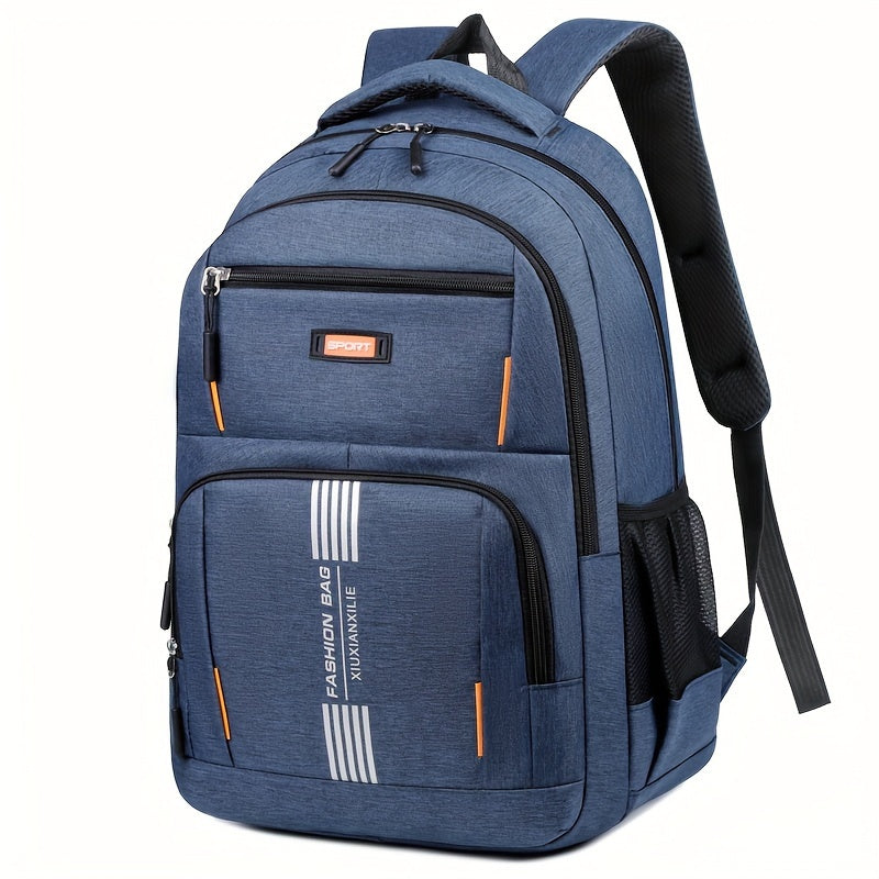 Men's Durable Leather Backpack - Timeless Utility for Daily Carry