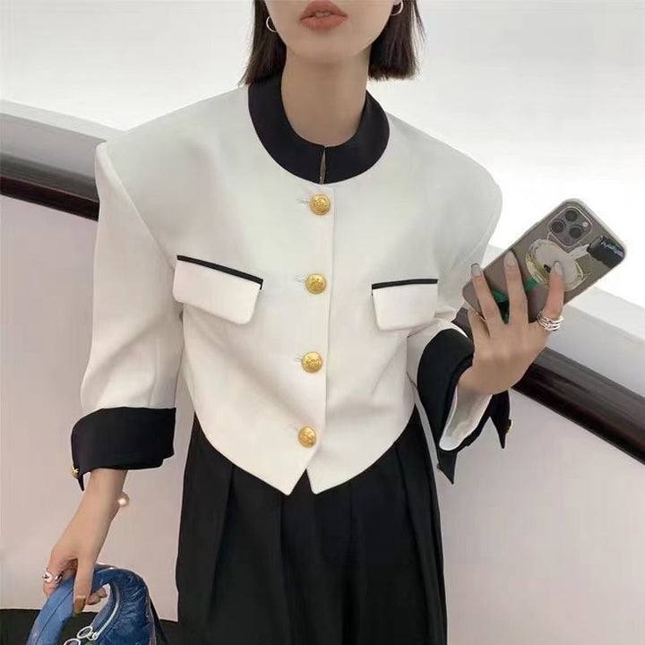 Nadja - Women's Single-Breasted French Blazer