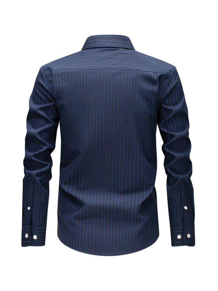 ELENA HARPER™  |  STRIPED COTTON SHIRT FOR MEN