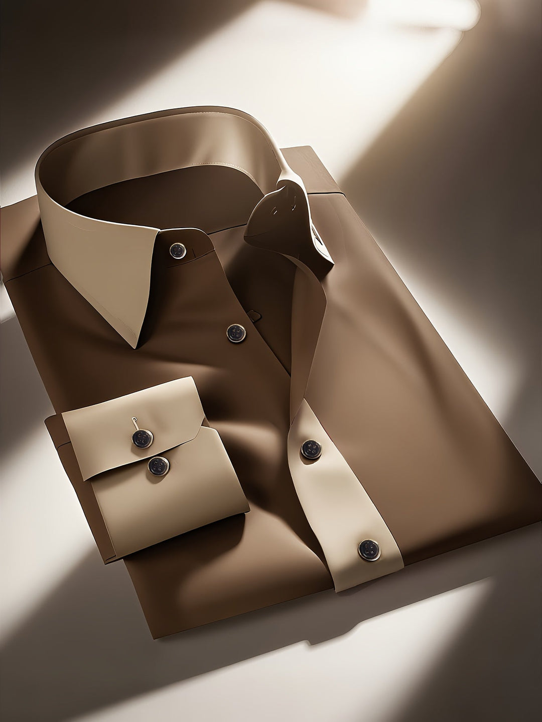 Tayib Long-Sleeve Shirt with Buttons, view 5 - Elena Harper