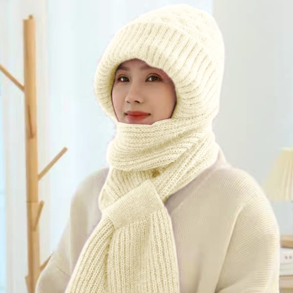 Abelina Integrated Acoustic Protection Windproof Hat Scarf - Elena Harper