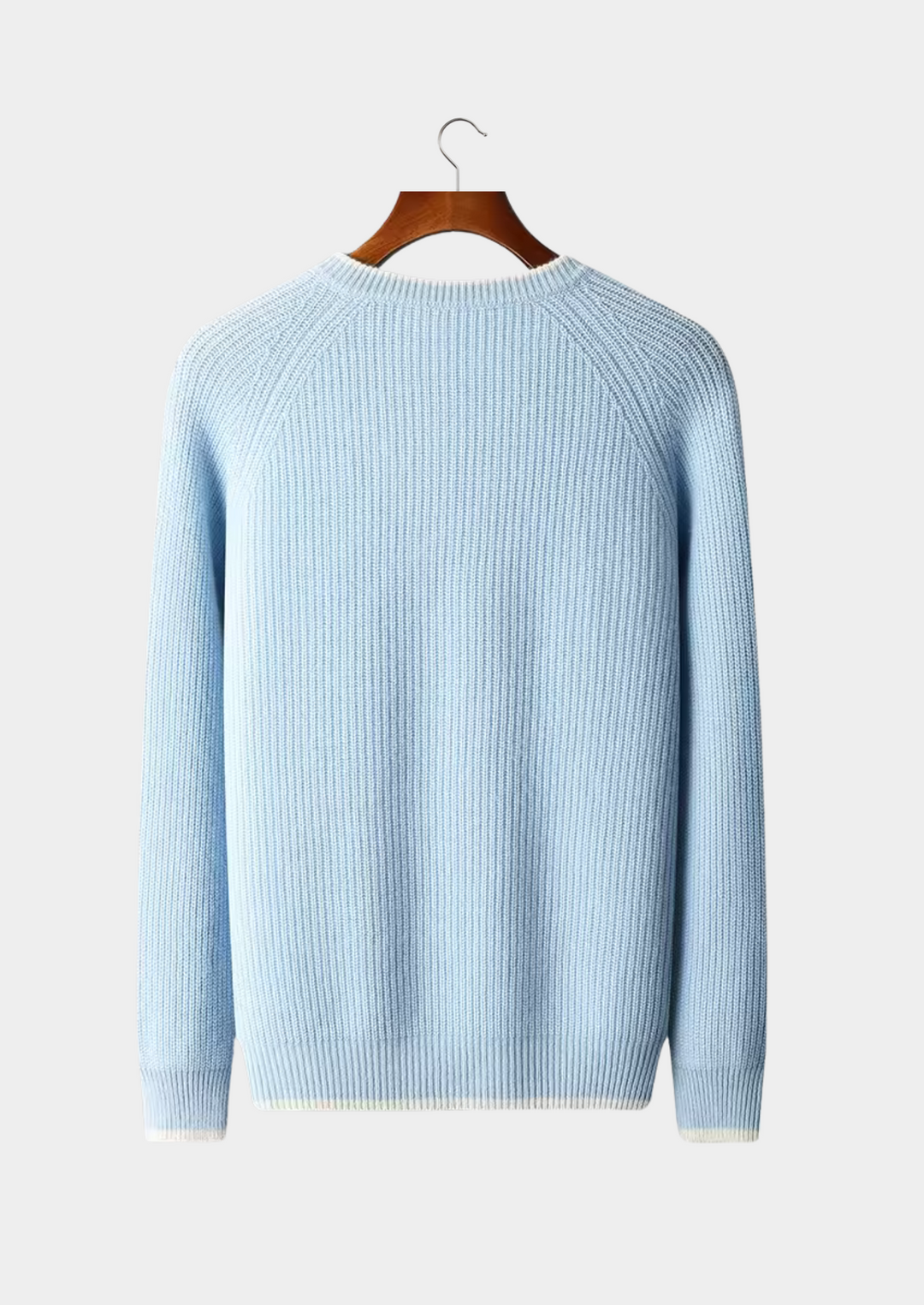 NOBA WOOL TWO TONE CREWNECK