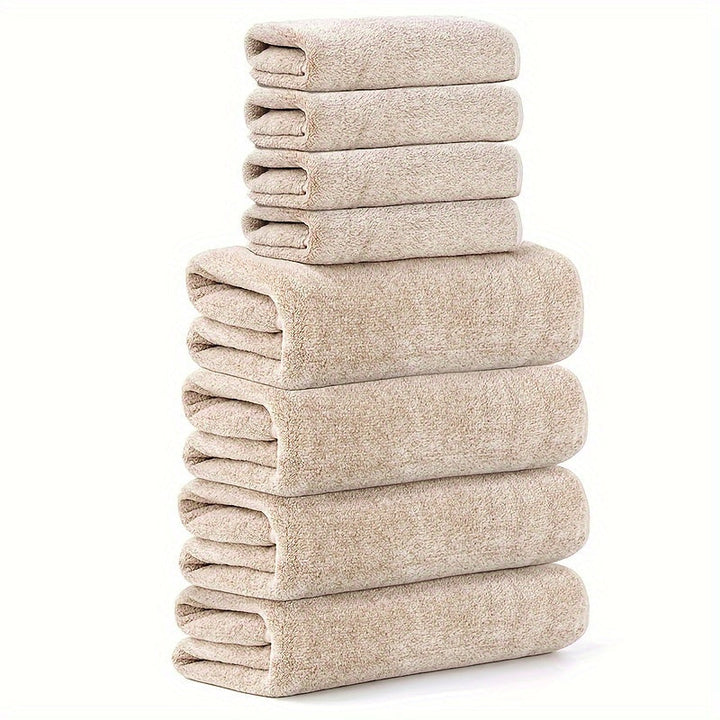Coral Velvet Towel Set – Absorbent and Quick-Drying