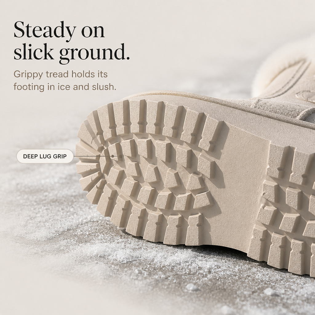 Bowelle Plush-Lined Platform Bow Winter Boots - Elena Harper