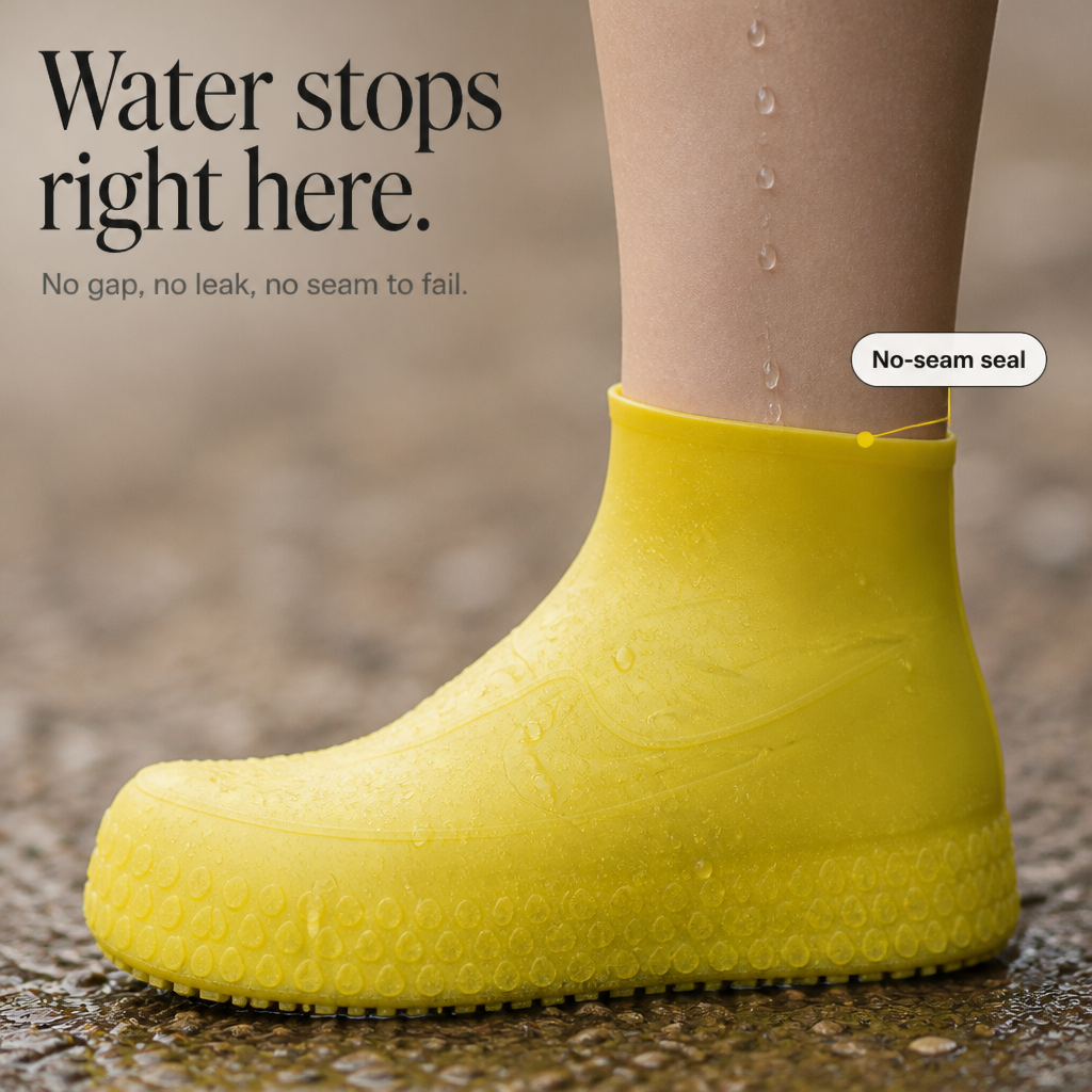 Drysole Seamless Stretch Silicone Waterproof Shoe Cover - Elena Harper