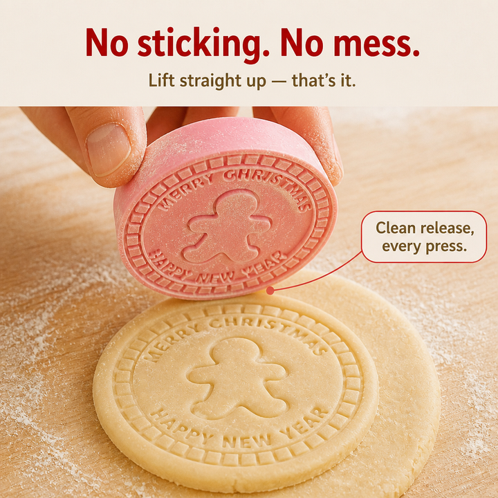 Bakewell Lane 3D Embossed Cookie Stamp And Cutter Set - Elena Harper