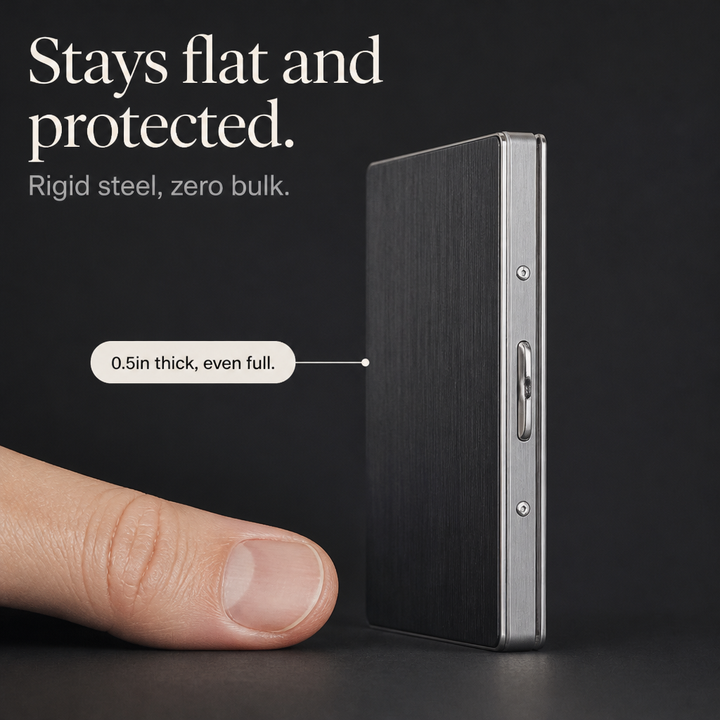 CardVault Slim Compartment Wallet - Elena Harper
