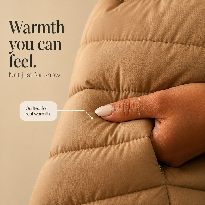 Coeza Mixed-Media Quilted Puffer Knit-Sleeve Jacket - Elena Harper