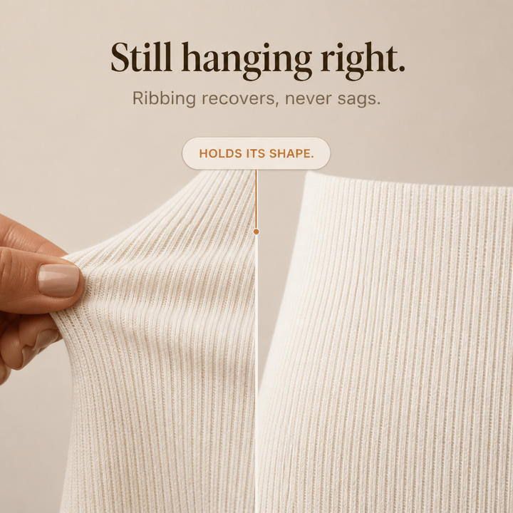 Draperie Cowl-Neck Ribbed Knit Sweater Dress - Elena Harper