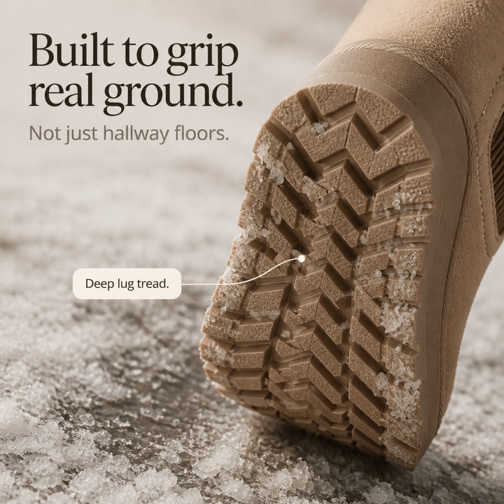Cozywalk Fur-Lined Slip-On Winter Boots - Elena Harper