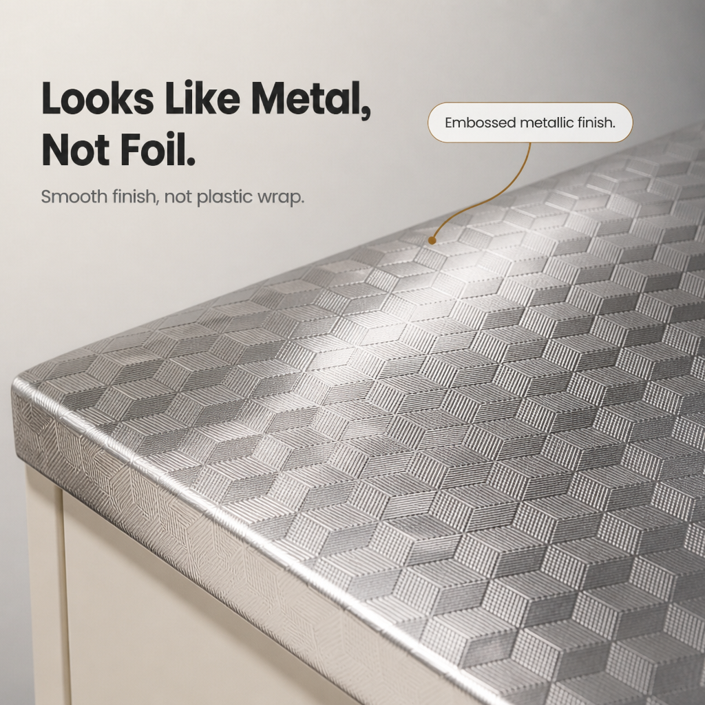 Cooltex Heat-Resistant Foil Backsplash Liner - Elena Harper