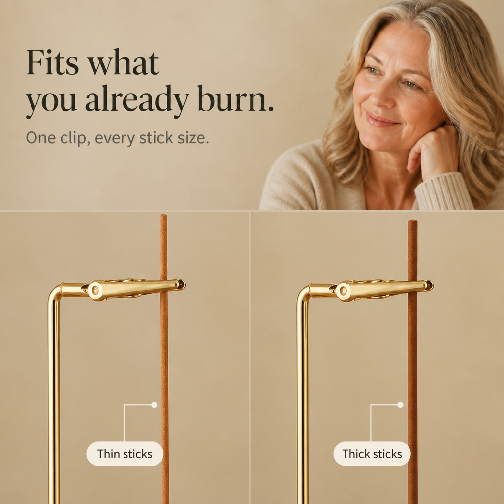 Ashvia Dual Glass Cup Incense Ash Catcher - Elena Harper