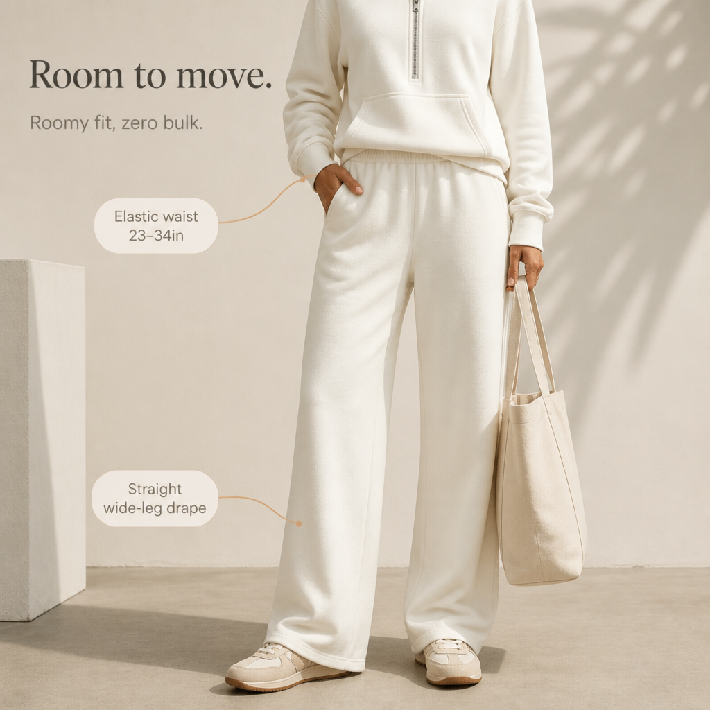 Easolde Half-Zip Collar Lounge Set - Elena Harper
